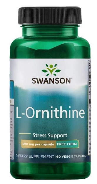 L-ORNITINA HCL 500 MG, (AMINOACID), 60 CAPSULE - SWANSON