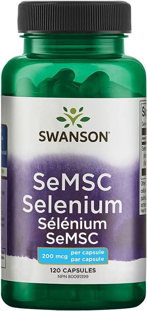 SeMSC Selenium, Seleniu Organic, 200 mcg, 120 capsule, Swanson