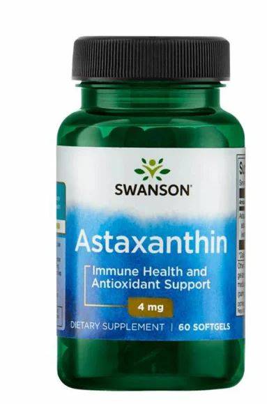 Astaxanthin (Astaxantina) 4 mg, 60 softgels - Swanson