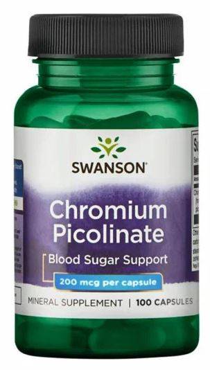 Chromium Picolinate (Crom Picolinat) 200 mcg, 100 capsule - Swanson