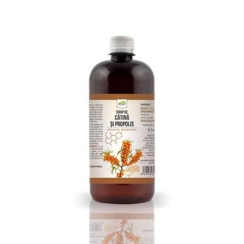 Sirop de catina si propolis, 500 ml, Dorel Plant