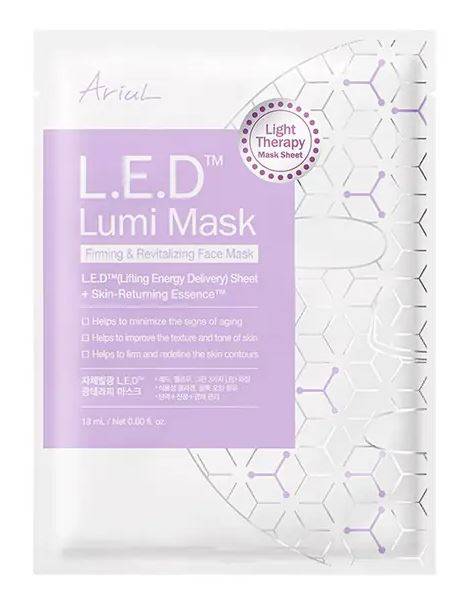 Masca Led Lumi Servetel cu terapie luminoasa 18ml - Ariul