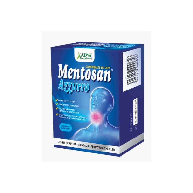 MENTOSAN AZZURRO 21 Cpr - ADYA GREEN PHARMA