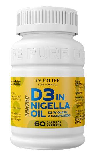 Nigella Oil si D3 Pure Formula 60 Cps - Duo Life