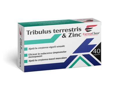 TRIBULUS TERRESTRIS SI ZINC 40cps, FARMACLASS