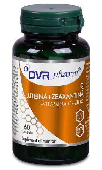 Luteina + Zeaxantina + Vitamina C + Zinc, 60 cps - DVR Pharm