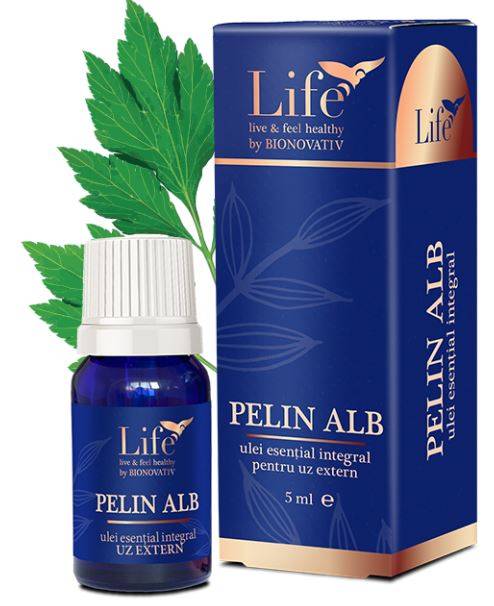 Ulei esential integral de Pelin Alb 5ml - Bionovativ