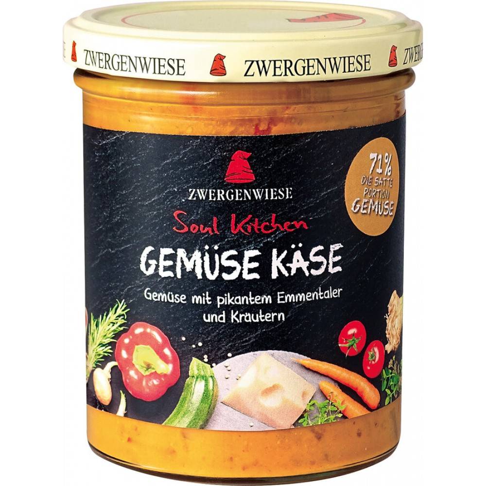 Sos cu legume si branza, eco-bio, fara gluten, 370 g, Zwergenwiese