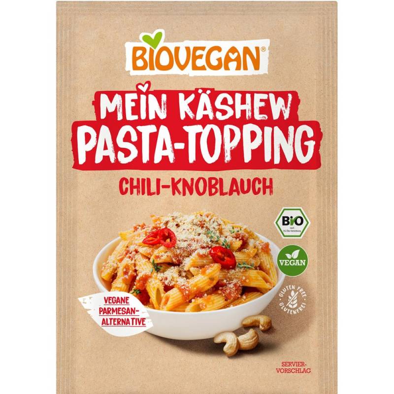 Toping vegan pentru paste din caju cu chili si usturoi, eco-bio, 50