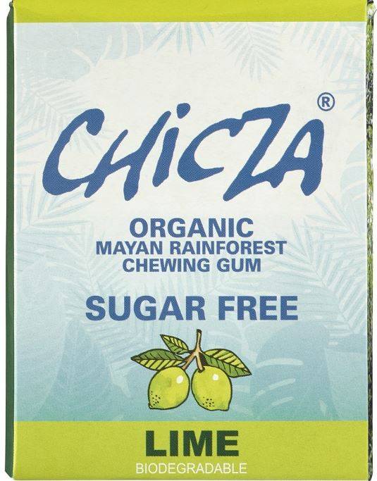 Guma de mestecat cu lime FARA ZAHAR Eco-Bio 30g - Chicza