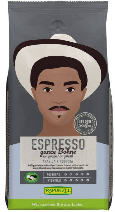 Cafea Gusto Espresso boabe Eco-Bio 250g - Rapunzel