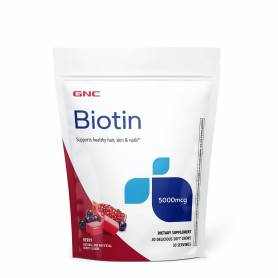 Biotina 5000 Mcg, 30 Caramele - GNC