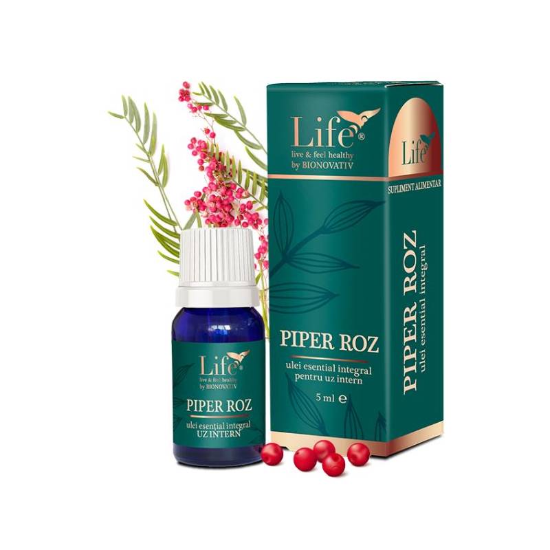 Piper roz ulei esential integral 5ml - DVR Pharm