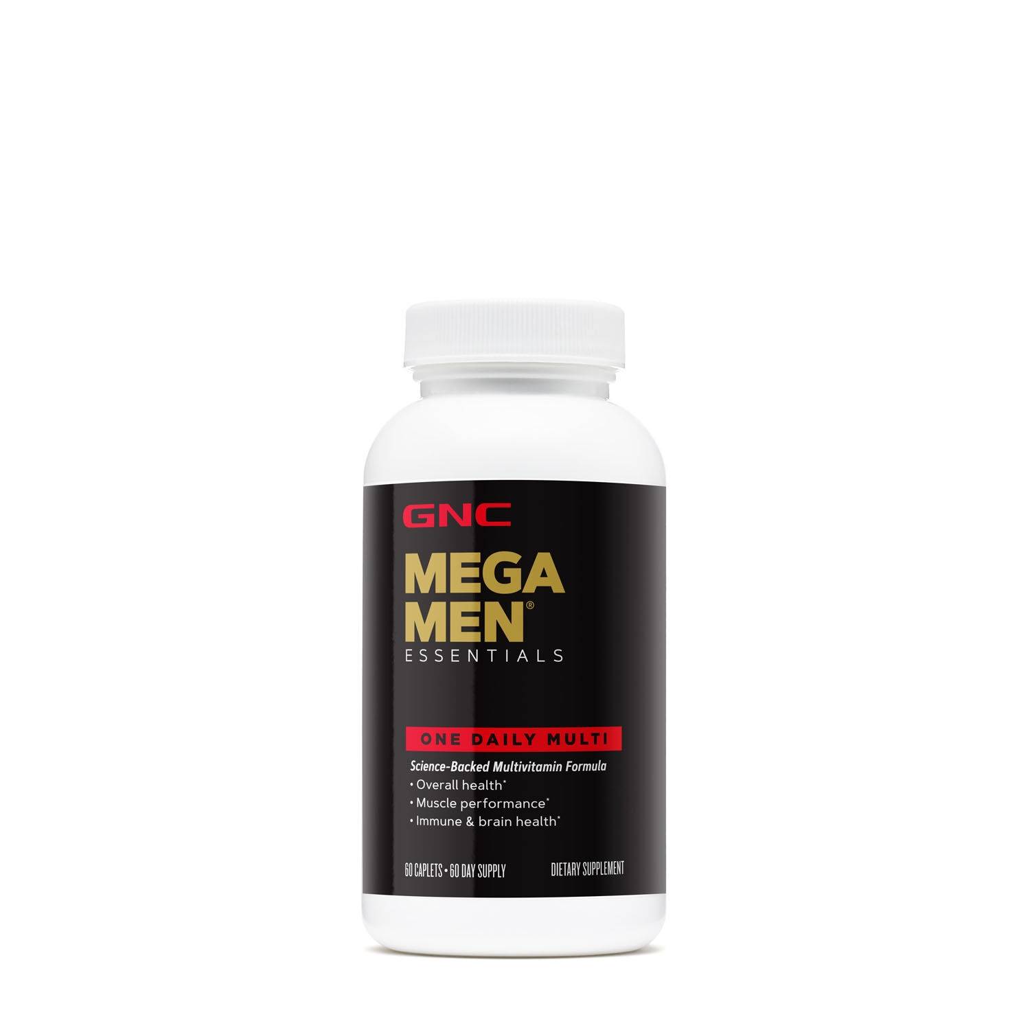 Multivitamine Pentru Barbati, Mega Men Essentials One Daily 60 Tablete - GNC