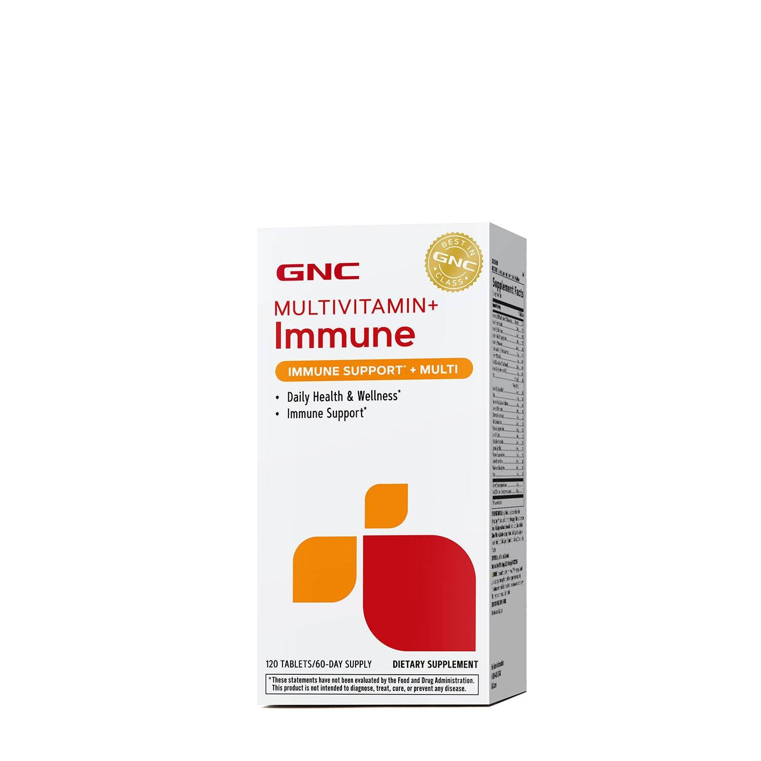 Multivitamine Pentru Barbati Si Femei Cu Sustinerea Imunitatii, Multivitamin + Immune 120 Tablete - GNC