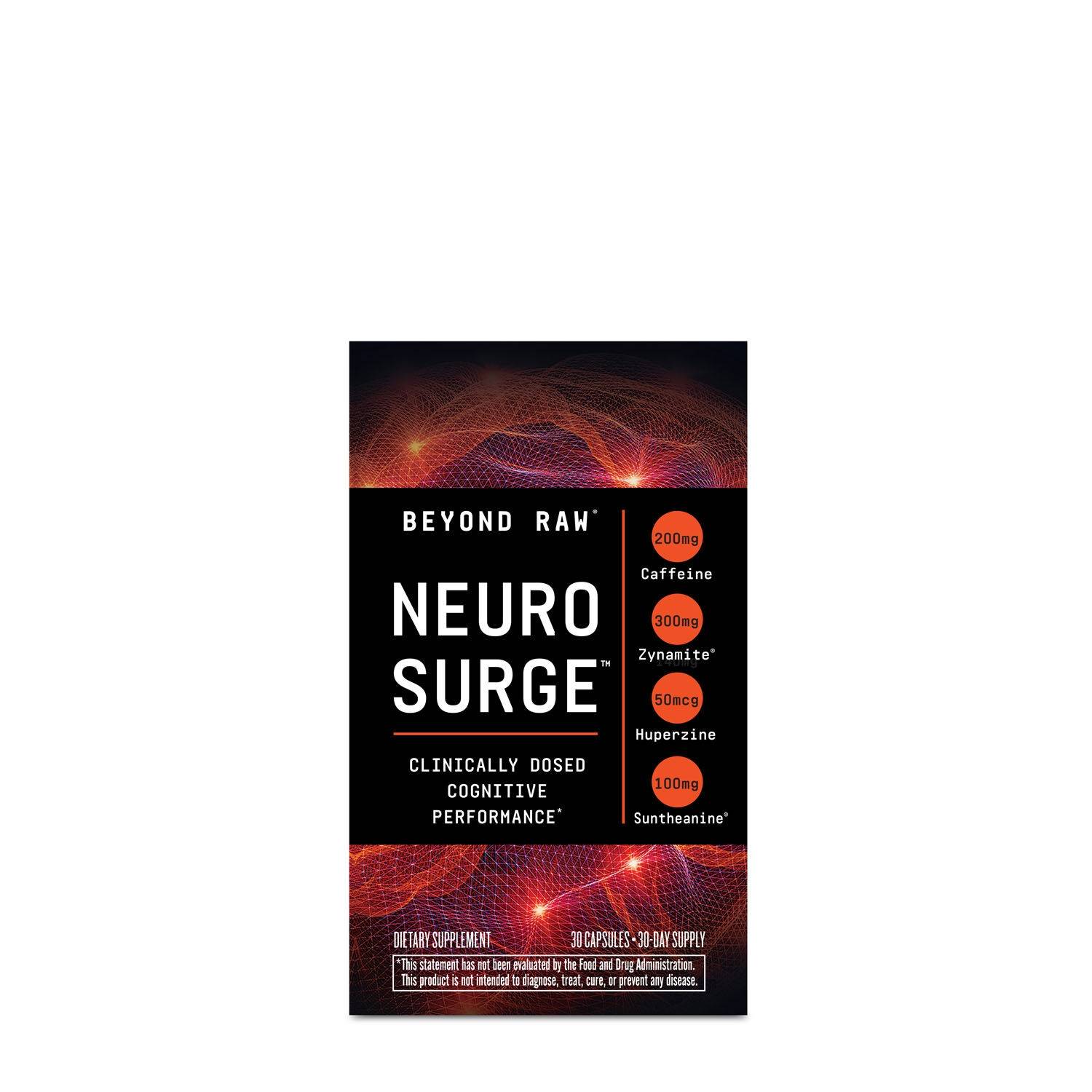 Formula Nootropica Pentru Performanta Cognitiva, Beyond Raw Neuro Surge 30 capsule - GNC