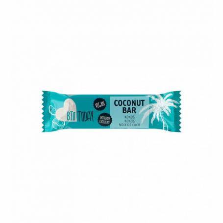 Baton de ciocolata neagra cu cocos, eco-bio, 40g, Bio Today