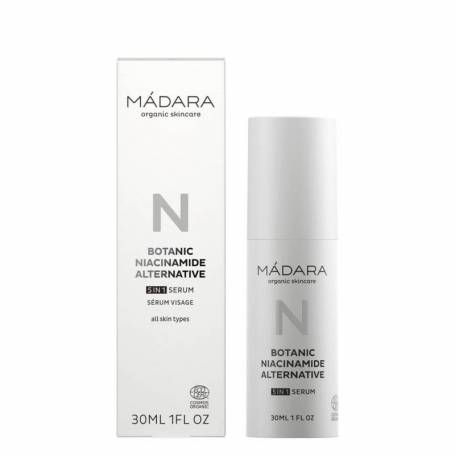 Ser pentru fata Alternativa vegetala la niacinamida - BOTANIC NIACINAMIDE ALTERNATIVE - 5 in 1 Serum, 30 ml, MADARA