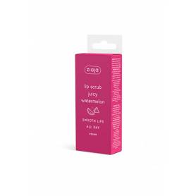 Scrub pentru buze cu pepene, Juicy Watermelon, 12 ml, Ziaja