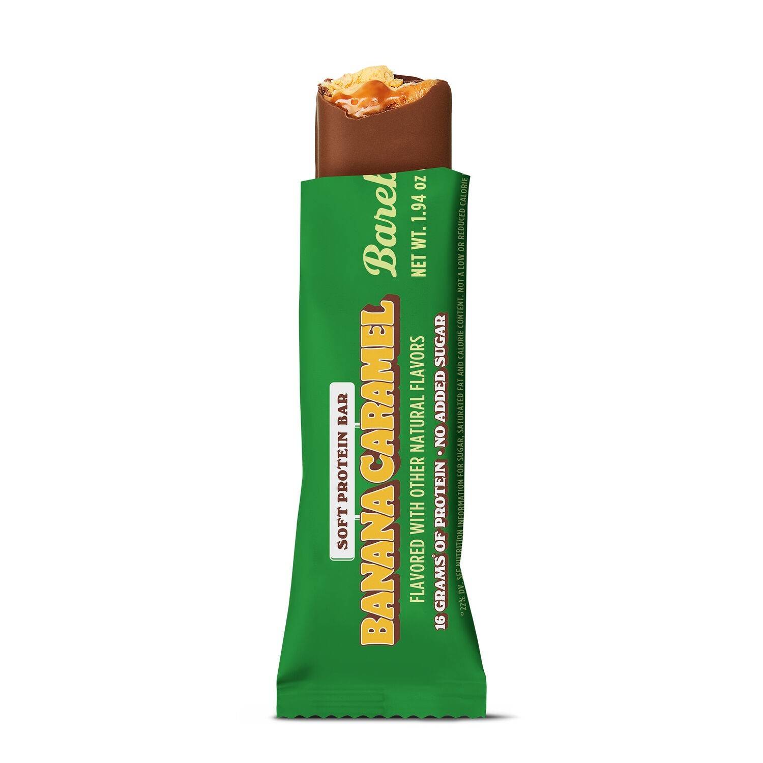 Baton proteic cu aroma de caramel si banane, 55g - Barebells