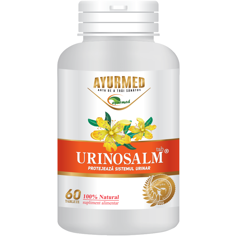 Urinosalm, sistem urinar si rinichi, tablete Ayurmed 60 tablete