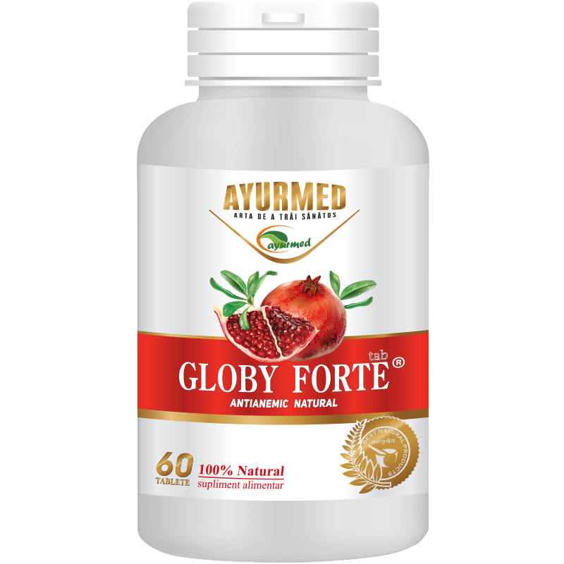 GLOBY FORTE, antianemic natural, tablete, AYURMED