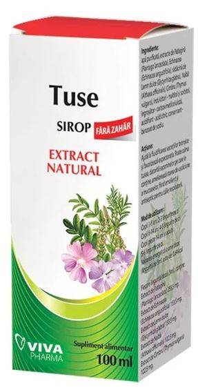 SIROP TUSE Fara Zahar 100ML - VITALIA PHARMA