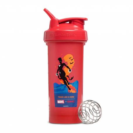 Blender Bottle Shaker Clasic Captain Marvel Edition, Capacitate 828ml - GNC