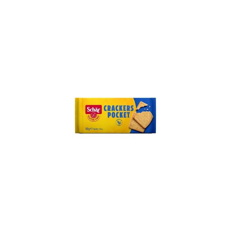 CRAKERS POCKET, biscuiti fara gluten, 50 g, Schar