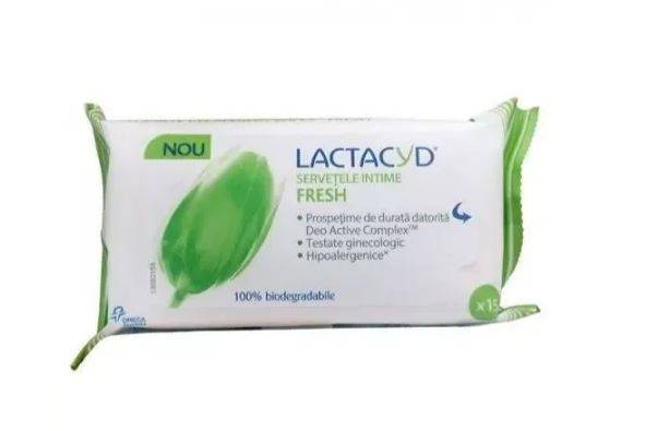 Servetele intime fresh Lactacyd, 15 buc - Perrigo