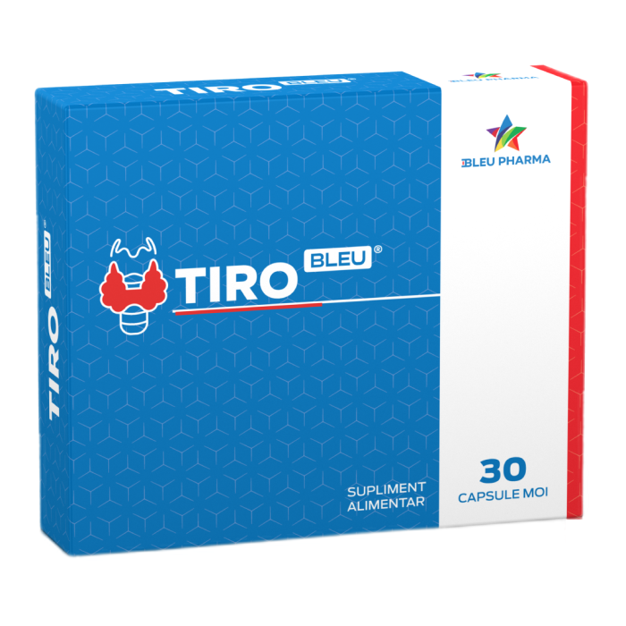 Tirobleu, Tiroida, 30 comprimate - Bleu Pharma