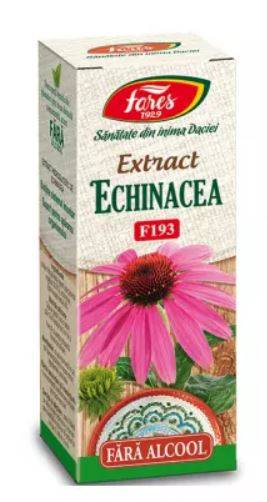 Echinacea extract hidrogliceric fara alcool F193, 50ml - Fares