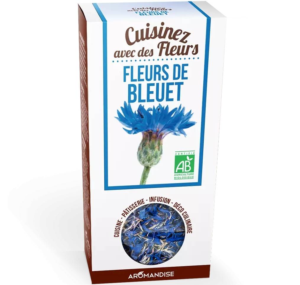 Flori de albastrele uz culinar Eco-Bio 15g - Aromandise