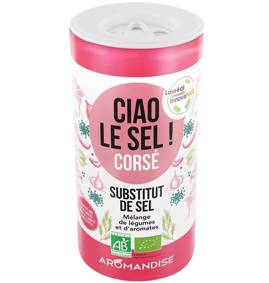 Ciao sare, inlocuitor de sare grunjoasa, eco-bio 70g - Aromandise