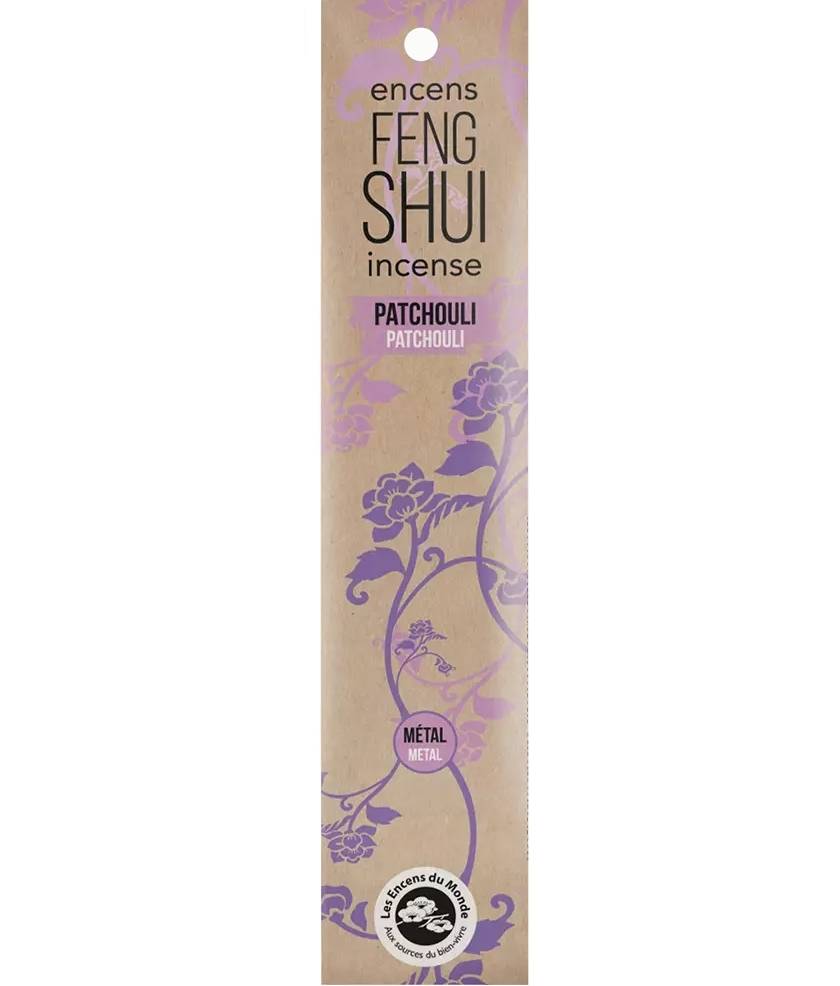 Betisoare parfumate Feng Shui, patchouli, element Metal, 20 bucati, Aromandise