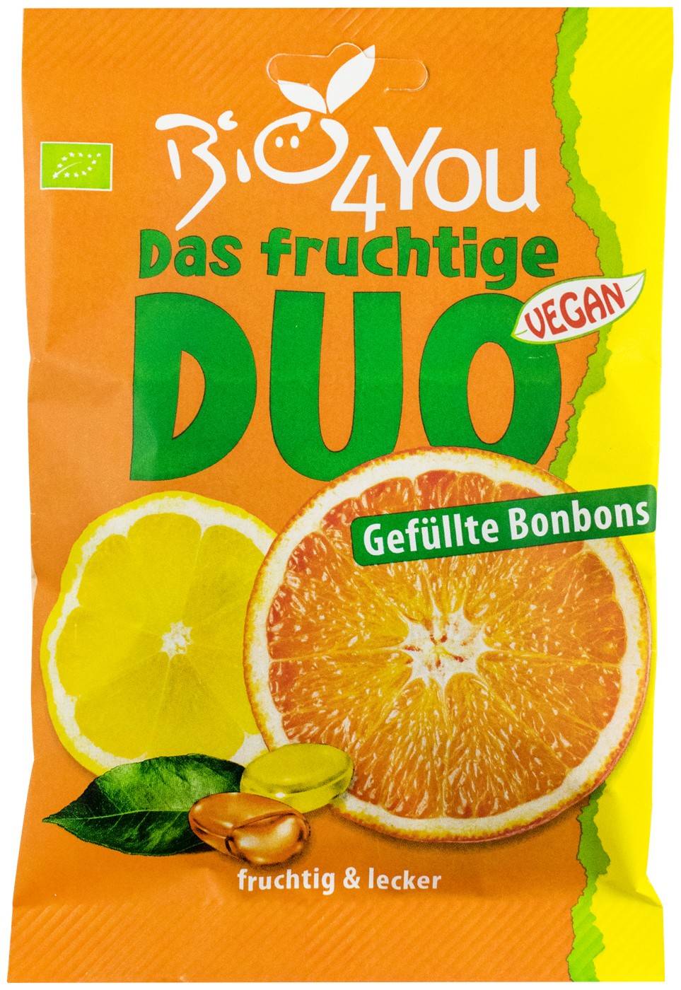 Dropsuri Duo cu lamaie si portocale, eco-bio, 75g - Bio 4 You