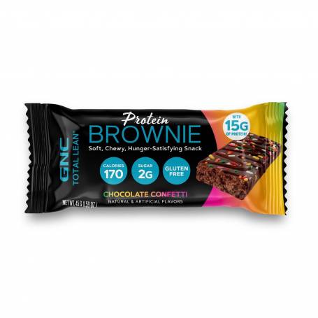 Brownie Cu Aroma De Ciocolata Si Confetti 45g - GNC