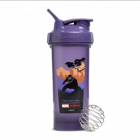 Blender Bottle Shaker Clasic Black Panther Edition, Capacitate 828ml - GNC