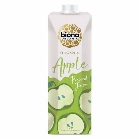 Suc de mere 100%, eco-bio, 1L Tetra Pak, Biona