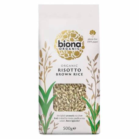 Risotto de orez brun, eco-bio, 500g, Biona