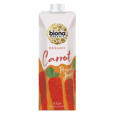 Suc de morcovi 100%, eco-bio, 500ml, Biona