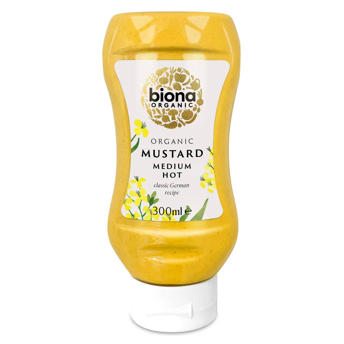 Mustar picant, eco-bio, 300 ml, Biona