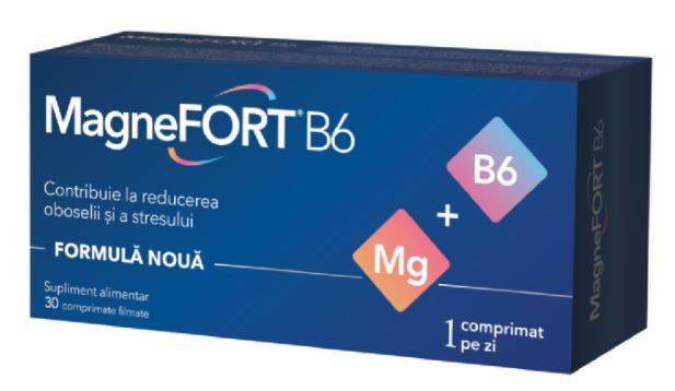 MAGNEFORT B6, 30 comprimate - BIOFARM