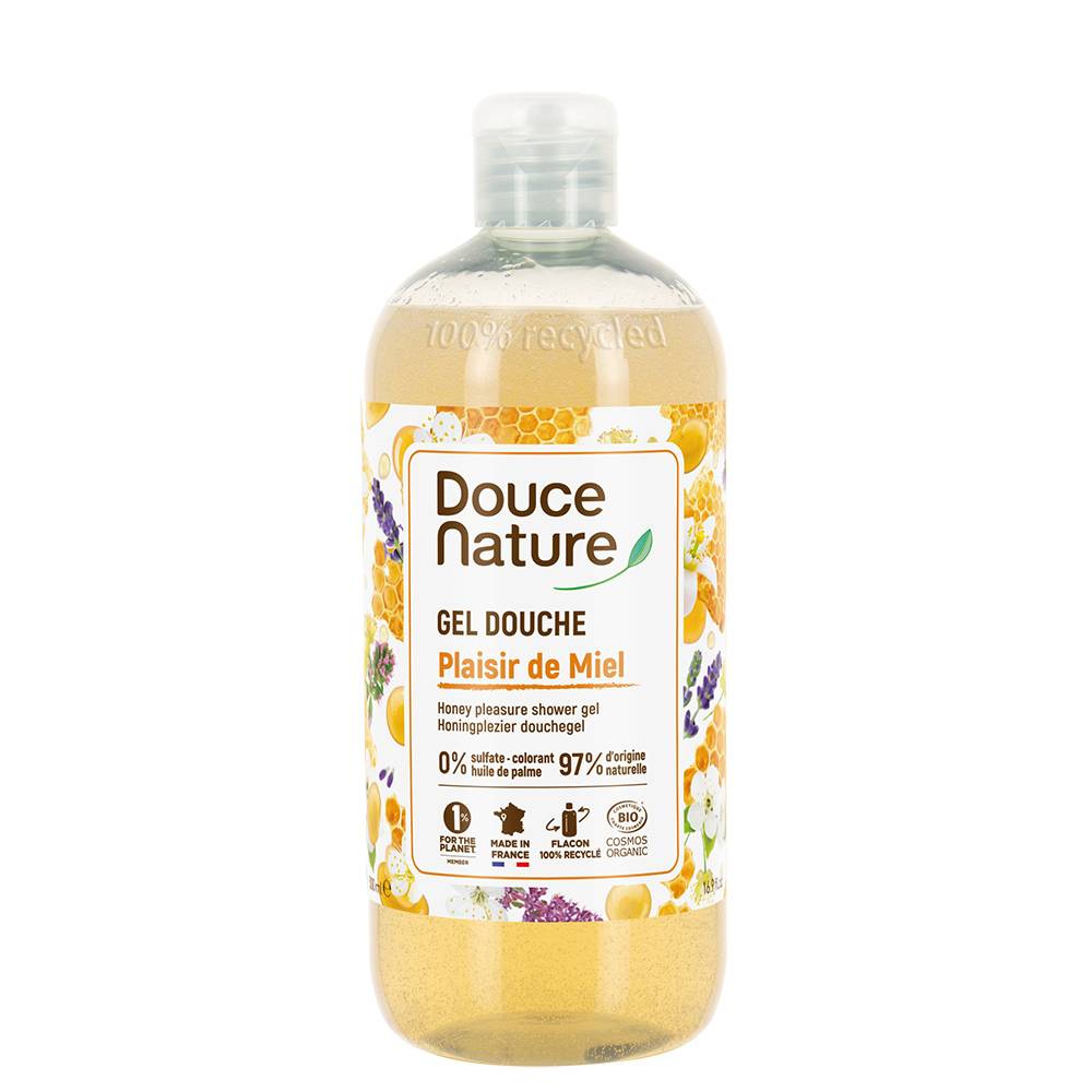 Gel de dus cu miere, eco-bio, 500ml - Douce Nature