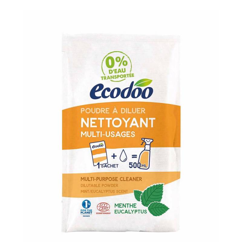 Detergent orice suprafete, pulbere pentru diluat, 10g - Ecodoo