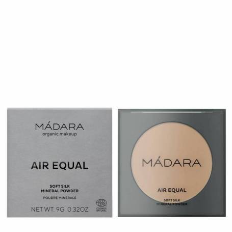 Pudra minerala, AIR EQUAL SOFT SILK, 1 FAIR, 9 g, MADARA