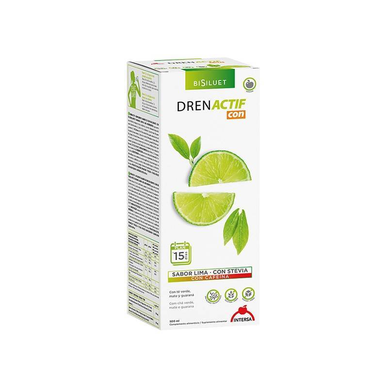 Drenactif With - detoxifiant cu Ceai verde, mate si guarana, 500ml