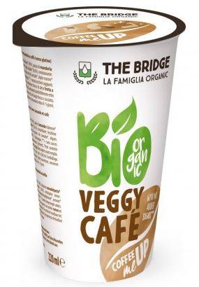 Veggie Caffe - cafea cu lapte vegetal de migdale, eco-bio, 220ml - The Bridge