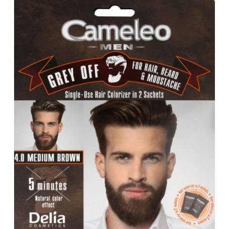 SAMPON NUANTATOR MEN BROWN 4.0 - DELIA COSMETICS