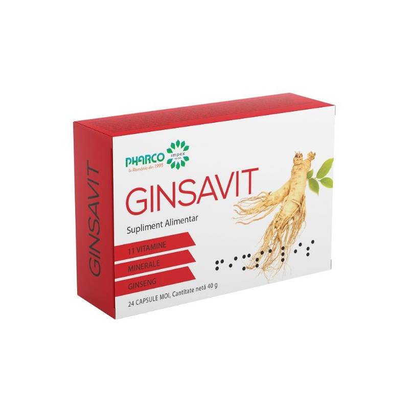 Ginsavit - 24cps - Pharco